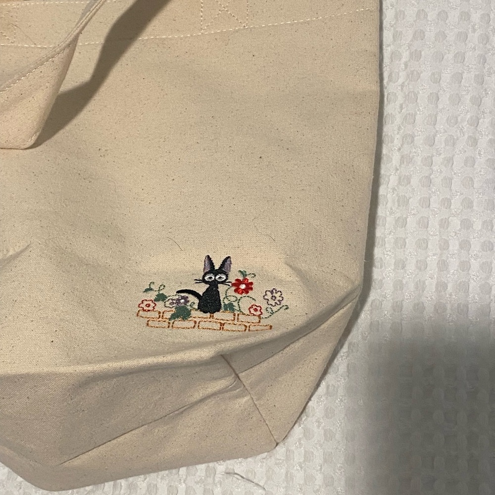 Kiki's Delivery Service Mini Tote Bag Jiji (Under the Roof) Studio Ghibli - Picture 5 of 9